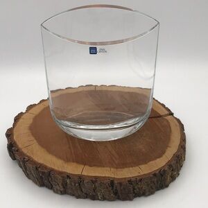 RARE‎ Arabia Finland Tiina Nordstrom Oval Crystal Vase